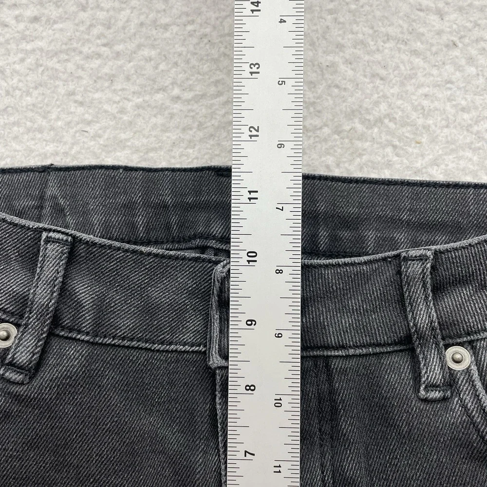 Ksubi Van Winkle Jeans Mens 33x31 Black Skinny Grunge Stretch Button Fly Surge